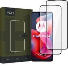 Hofi TEPOVANÉ SKLO HOFI GLASS PRO+ 2 BALENIE MOTOROLA MOTO G24 / G24 POWER / G04 / E14 ČIERNA