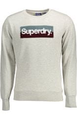 Superdry  Perfektná Pánska Mikina Šedá Farba: šedá, Veľkosť: 2XL