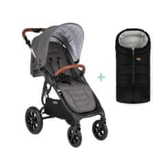 FEEDO VALCO BABY Kočík športový Sport Trend 4 Black Charcoal + PETITE&MARS fusak Jibot ZADARMO