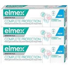 Elmex Elmex - Sensitive Plus Complete Protection Tripack Toothpaste - Zubní pasta 75ml 