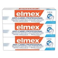 Elmex Elmex - Anti Caries Professional Trio Toothpaste (3 pcs) - Toothpaste 75ml 