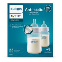 Philips Avent Fľaša Anti-colic 260ml 1m+ 2 ks