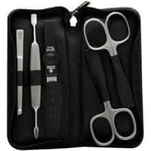 DuKaS DuKaS - Black manicure set made of genuine leather Solingen 9350 