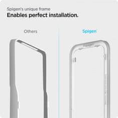 Spigen TVRDENÉ SKLO SPIGEN ALM GLASS FC 2 BALENIE IPHONE 13 / 13 PRO / 14 ČIERNA