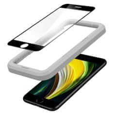 Spigen TVRDENÉ SKLO SPIGEN ALM GLASS FC IPHONE 7 / 8 / SE 2020 / 2022 ČIERNA