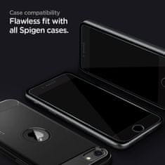 Spigen TVRDENÉ SKLO SPIGEN ALM GLASS FC IPHONE 7 / 8 / SE 2020 / 2022 ČIERNA