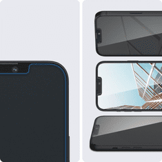 Spigen TVRDENÉ SKLO SPIGEN GLAS.TR SLIM IPHONE 13 / 13 PRO / 14 OCHRANA OSOBNÝCH ÚDAJOV