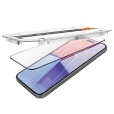 Spigen TVRDENÉ SKLO SPIGEN GLAS.TR "EZ FIT" FC IPHONE 15 ČIERNA