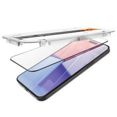 Spigen TVRDENÉ SKLO SPIGEN GLAS.TR "EZ FIT" FC IPHONE 15 PRO MAX ČIERNA