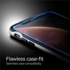 Spigen TVRDENÉ SKLO SPIGEN GLASS FC IPHONE 11 PRO ČIERNE