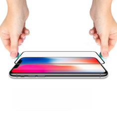 Spigen TVRDENÉ SKLO SPIGEN GLASS FC IPHONE 11 PRO ČIERNE