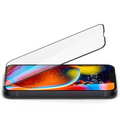 Spigen TVRDENÉ SKLO SPIGEN GLASS FC IPHONE 13 PRO MAX / 14 PLUS ČIERNA