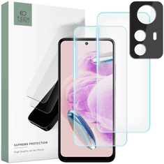 Tech-protect TEPLOVANÉ SKLO TECH-PROTECT SUPREME SET XIAOMI REDMI NOTE 12S CLEAR