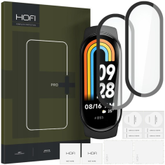 Hofi HYBRID GLASS HOFI HYBRID PRO+ 2 BALENIE XIAOMI SMART BAND 8/8 NFC ČIERNA