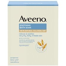 Aveeno Aveeno - Soothing Bath Soak 8 x 42 g - Zklidňující ovesná koupel 42.0g 