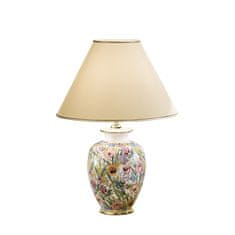 Kolarz Pansy stolná lampa s kvetinovým vzorom, výška 57 cm