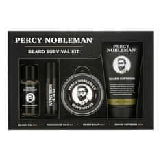 Percy Nobleman Kozmetická sada starostlivosti o fúzy Beard Survival Kit