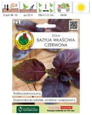 BOBIMARKET bazalka správna červená 0,3g semená bez gmo