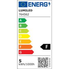 LUMILED 6x LED žiarovka E14 B35 5W = 40W 470lm 6500K Studená biela 180°