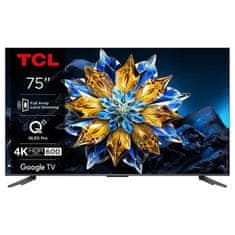 TCL UHD QLED televize 75C655 PRO