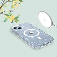 Tech-protect TECH-PROTECT FLEXAIR HYBRID MAGSAFE IPHONE 15 PRO MAX GLITTER CLEAR