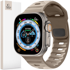 Tech-protect TECH-PROTECT ICONBAND LINE APPLE HODINKY 4 / 5 / 6 / 7 / 8 / 9 / SE / ULTRA 1 / 2 (42 / 44 / 45 / 49 MM) KAŠMÍROVÁ BÉŽOVÁ