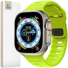 Tech-protect TECH-PROTECT ICONBAND LINE APPLE HODINKY 4 / 5 / 6 / 7 / 8 / 9 / SE / ULTRA 1 / 2 (42 / 44 / 45 / 49 MM) LIME