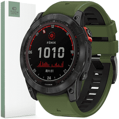 Tech-protect TECH-PROTECT ICONBAND PRO GARMIN FENIX 3 / 5X / 3HR / 5X PLUS / 6X / 6X PRO / 7X ARMY ZELENÁ/ČIERNA