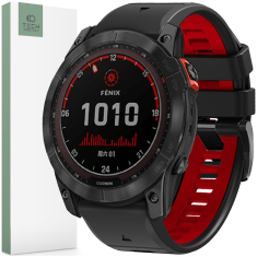 Tech-protect TECH-PROTECT ICONBAND PRO GARMIN FENIX 3 / 5X / 3HR / 5X PLUS / 6X / 6X PRO / 7X ČIERNA/ČERVENÁ