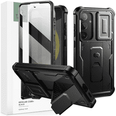 Tech-protect TECH-PROTECT KEVLAR CAM+ GALAXY A35 5G ČIERNA