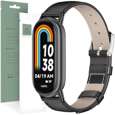 Tech-protect TECH-PROTECT KOŽENKA XIAOMI SMART BAND 8/8 NFC ČIERNA