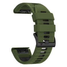 Tech-protect TECH-PROTECT ICONBAND PRO GARMIN FENIX 3 / 5X / 3HR / 5X PLUS / 6X / 6X PRO / 7X ARMY ZELENÁ/ČIERNA