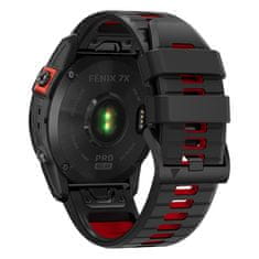 Tech-protect TECH-PROTECT ICONBAND PRO GARMIN FENIX 3 / 5X / 3HR / 5X PLUS / 6X / 6X PRO / 7X ČIERNA/ČERVENÁ