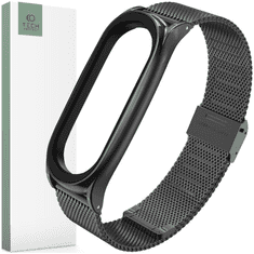 Tech-protect TECH-PROTECT MILANESBAND XIAOMI MI SMART BAND 5/6/6 NFC ČIERNA