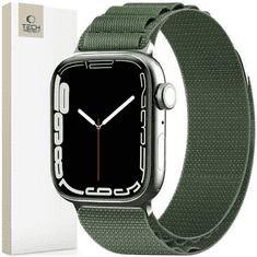 Tech-protect TECH-PROTECT NYLON PRO APPLE HODINKY 4 / 5 / 6 / 7 / 8 / 9 / SE / ULTRA 1 / 2 (42 / 44 / 45 / 49 MM) VOJENSKÁ ZELENÁ