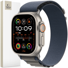 Tech-protect TECH-PROTECT NYLON PRO APPLE HODINKY 4 / 5 / 6 / 7 / 8 / 9 / SE / ULTRA 1 / 2 (42 / 44 / 45 / 49 MM) NAVY / GREY