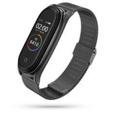 Tech-protect TECH-PROTECT MILANESBAND XIAOMI MI SMART BAND 5/6/6 NFC ČIERNA