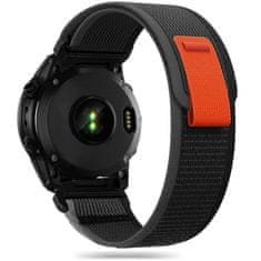 Tech-protect TECH-PROTECT NYLON GARMIN FENIX 5 / 6 / 6 PRO / 7 ČIERNA/ORANŽOVÁ