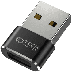 Tech-protect TECH-PROTECT ULTRABOOST ADAPTÉR USB NA TYP-C ČIERNA