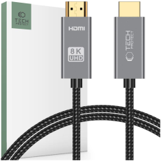 Tech-protect TECH-PROTECT ULTRABOOST HDMI 2.1 KÁBEL 4K 120HZ / 8K 60HZ 100CM ČIERNA