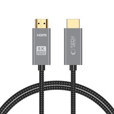 Tech-protect TECH-PROTECT ULTRABOOST HDMI 2.1 KÁBEL 4K 120HZ / 8K 60HZ 100CM ČIERNA