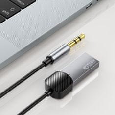 Tech-protect TECH-PROTECT ULTRABOOST BLUETOOTH KÁBEL AUX AUDIO ADAPTÉRA ŠEDÝ