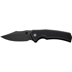 Civilight C23003D-1 Vexillum vreckový nôž 9,7 cm, Black Stonewash, čierna, G10