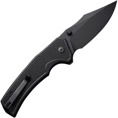 Civilight C23003D-1 Vexillum vreckový nôž 9,7 cm, Black Stonewash, čierna, G10