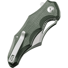 Civilight C23046-2 Chiro vreckový nôž 7,9 cm, Satin, zelená, Micarta