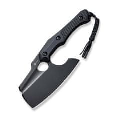 Civilight C21041-1 Aratra outdoorový nôž sekáčik/sekera 18,6 cm, Black Stonewash, čierna, G10, puzdro