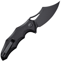 Civilight C23046-1 Chiro vreckový nôž 7,9 cm, Black Stonewash, čierna, G10