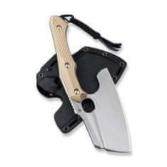 Civilight C21041-3 Aratra outdoorový nôž sekáčik/sekera 18,6 cm, Stonewash, hnedá Tan, G10, puzdro