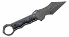 Civilight C20037B-1 Orthrus taktický bojový nôž/karambit 9,6 cm, Black Stonewash, čierna, G10, puzdro