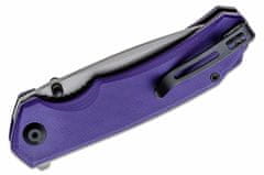 Civilight C2102A Brazen Purple vreckový nôž 8,8 cm, Stonewash, fialová, G10